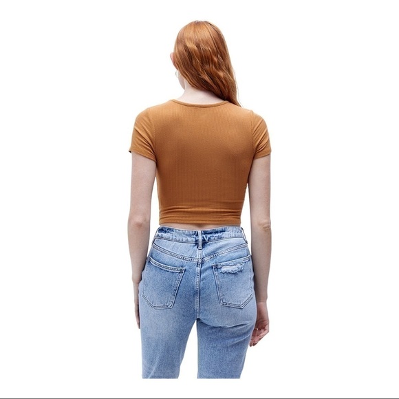 pacsun PacCares Bloom Cutout T-Shirt brown - Picture 2 of 9